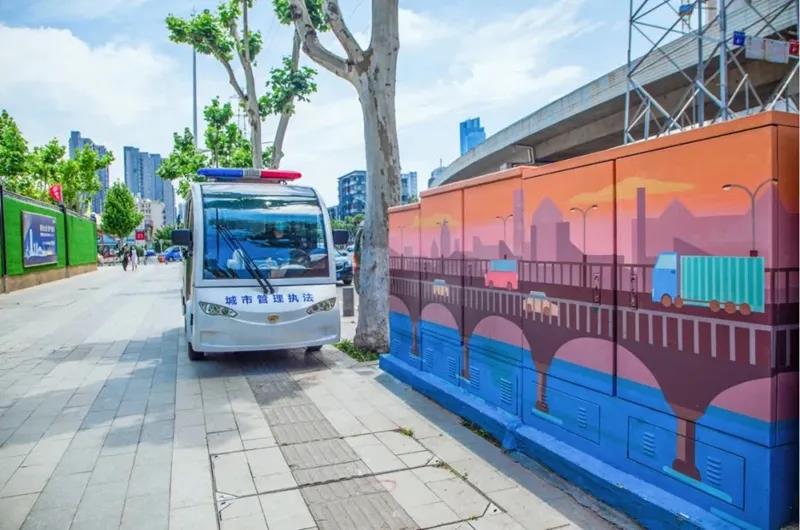 配電箱穿上彩繪“新衣”！瞧~這道文明風(fēng)景線